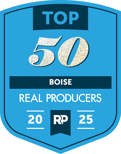Boise Real Producers Top 50, 2025 badge