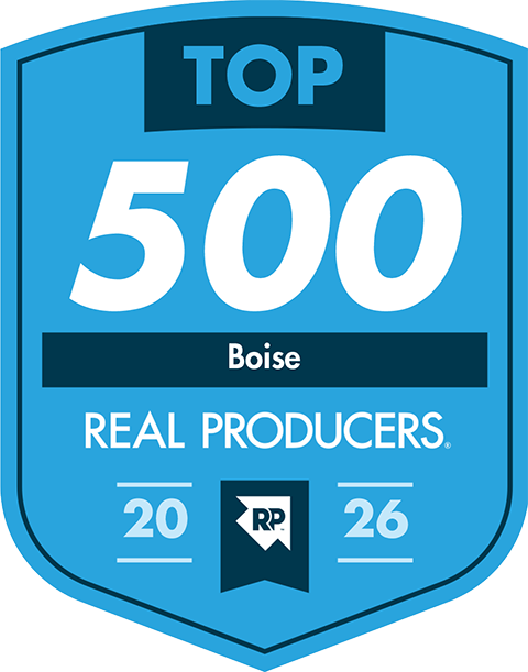 Boise Real Producers Top 500, 2026 badge