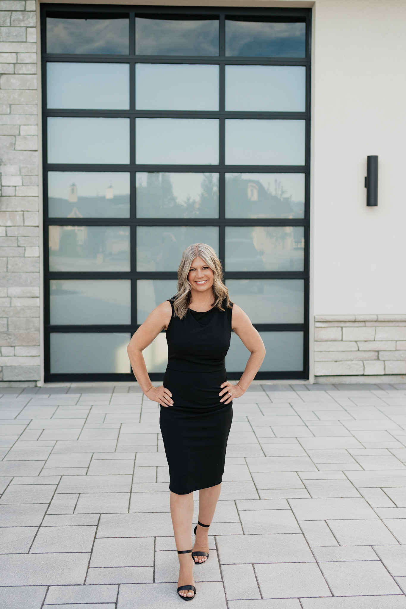 Tracie McDonald at a home showing